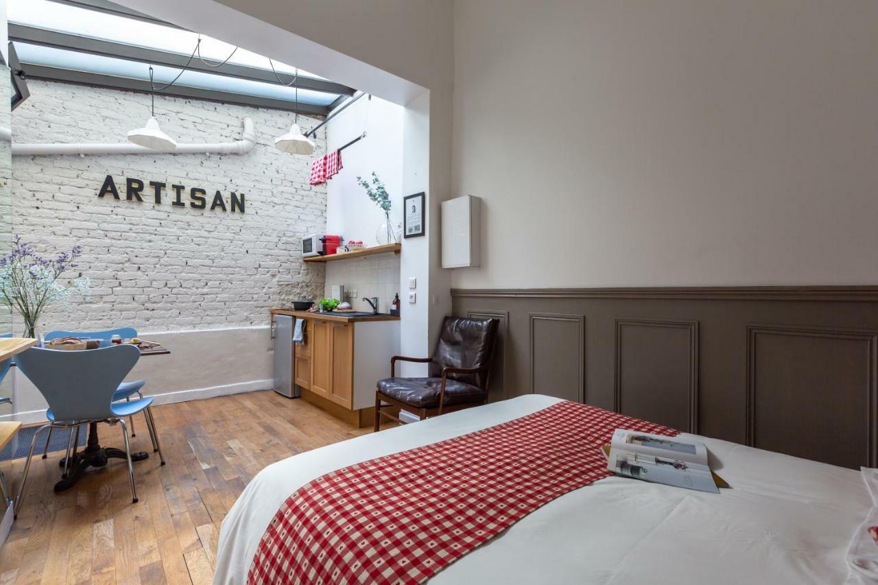 Artisan Lofts Near Marais Paris Exterior foto